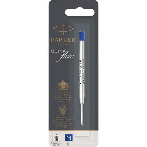 Parker Pen Refill, f/Parker Ballpoint, Medium Point, Blue