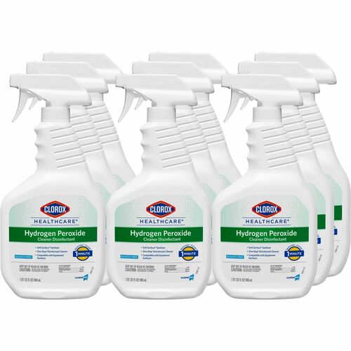 Clorox Company Disinfecting Cleaner,Hydrogen Peroxide,32 oz,216/BD,WE/GN