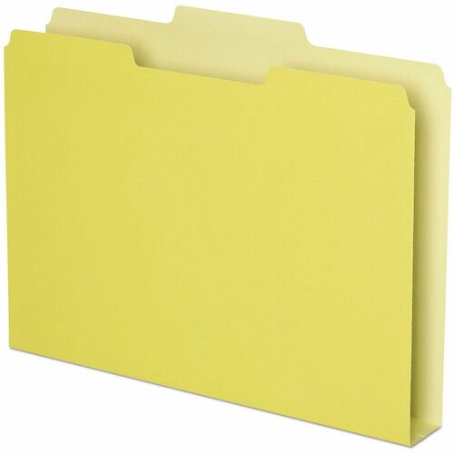 Pendaflex File Folder, Double Stuff, 9-9/10"x11-3/5"x1-1/5", 50/BX, YW