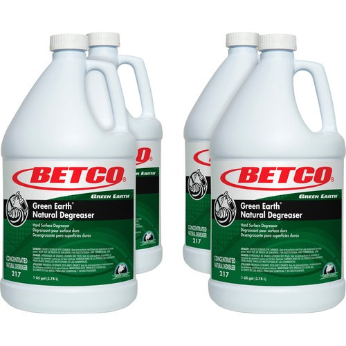 Betco Corporation Degreaser, Bio-based, Concentrated, 1 Gal, 4/CT, Dark Green