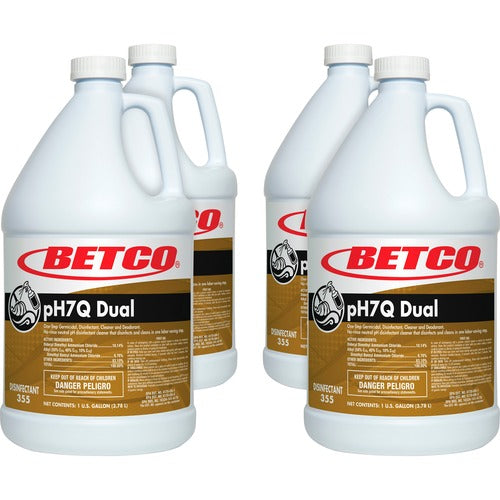 Betco Corporation Disinfectant, Neutral pH, EPA-reg, Conc, 1 Gal, 4/CT, YW