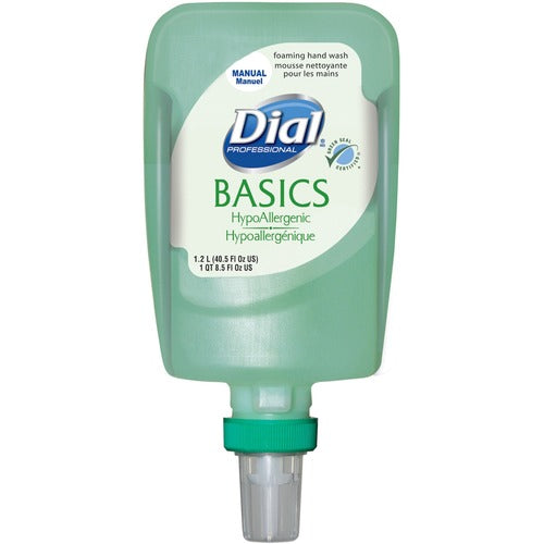 Dial Corporation Handwash Refill,Foam,f/FIT Manual Dispenser,1.2L,3/CT,GN