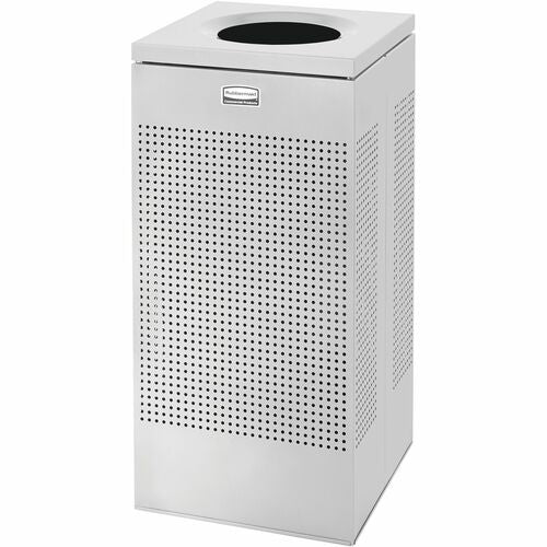 Rubbermaid Commercial Products Waste Container w/Lid, 16 Gal, 14.76"x14.76"x30.35", MLSV