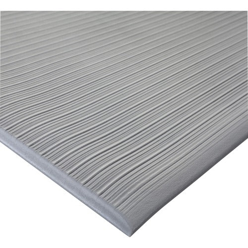 Genuine Joe Anti-fatigue Mat, 3/8" Vinyl Foam, 2'x3', Gray-GJO00085