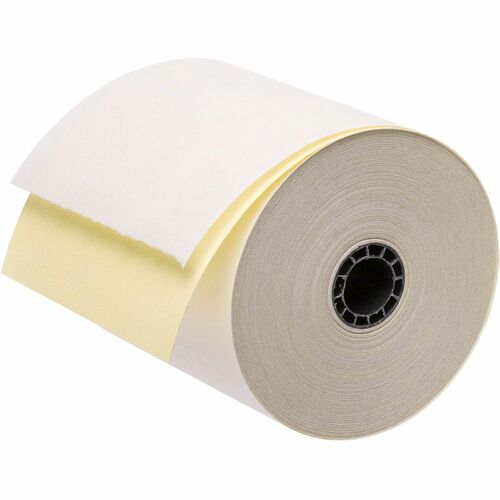 Iconex LLC Paper Roll,Carbonless,f/POS,2-Ply,3"x90',50/CT,WE/Canary