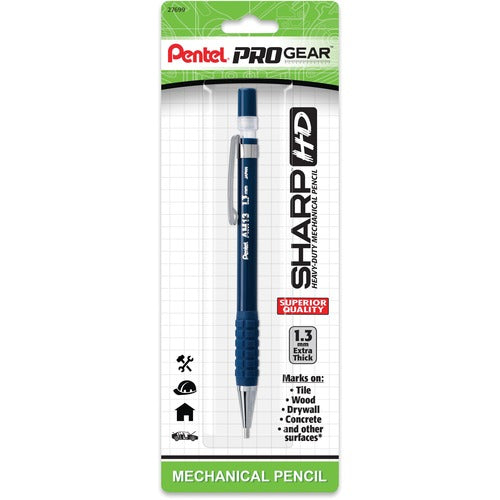 Pentel Mechanical Pencil, PROGear, 4mm Sleeve 1.3mm, Blue Barrel
