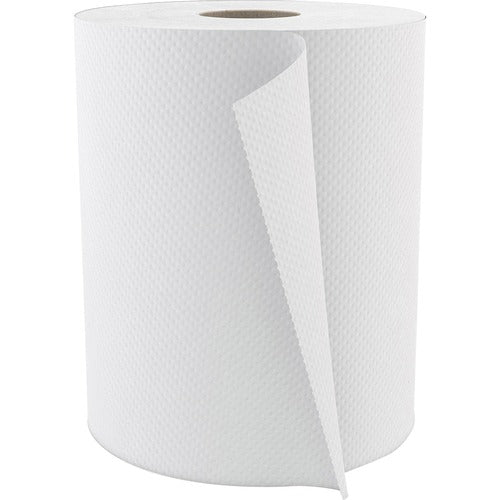 Cascades Paper Towel Roll, 1-ply, 600', 12/CT, White