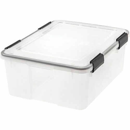 Iris Storage Tote, 30 Quart, 19-7/10"x16"x7-9/10", 6/CT, CL