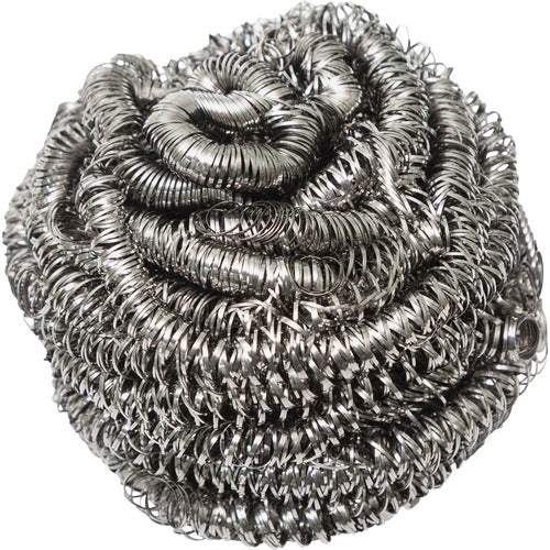 Genuine Joe Scrubber,f/Appliances,Stainless Steel,3"Diax1-3/4",12/BX,SR-GJO00059