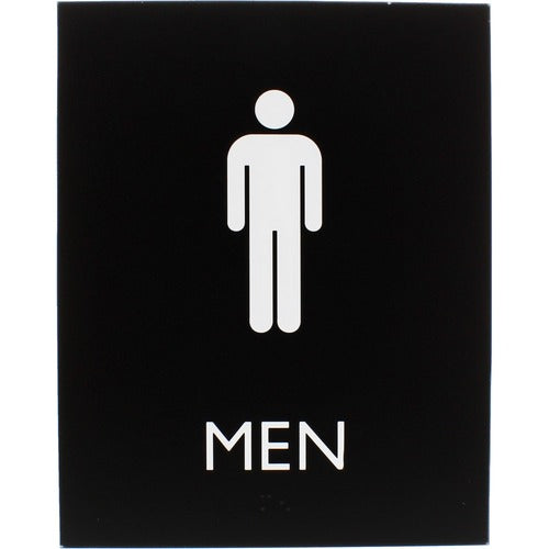 Lorell Sign, Men, 6-4/5"Wx4/5"Lx8-1/2"H, Black