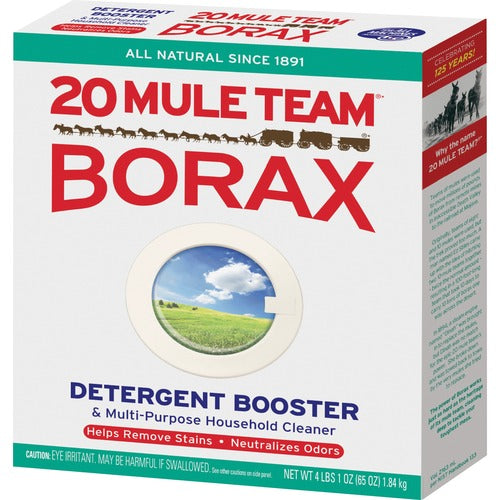 Dial Corporation Laundry Booster, Powder, 9"Wx2"Lx7-3/10"H, 4/CT, Natural