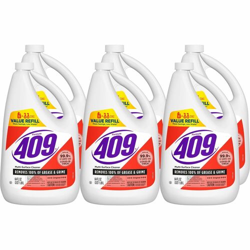 Clorox Company Multisurface Cleaner, Formula 409, 64 fl oz, 6/CT, White