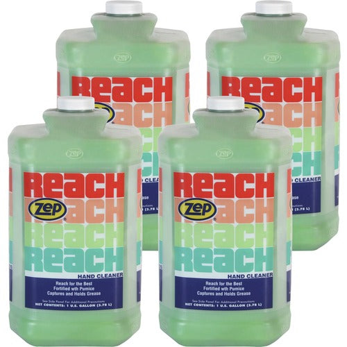 Zep Commercial Hand Cleaner, w/ Pumice, 1 Gallon, 4/CT, Green