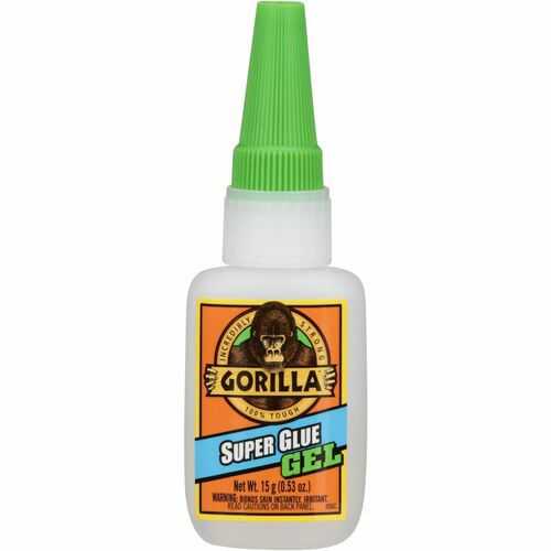The Gorilla Glue Company Super Glue, Gel, 0.53 oz, Clear-GOR7600101