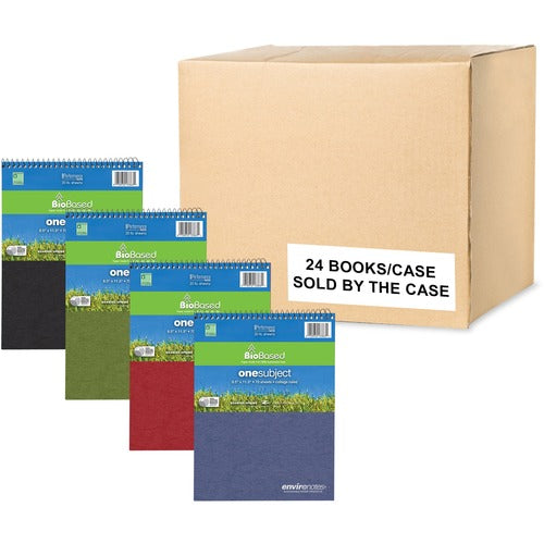 Roaring Spring Paper Products Composition Notebook,Wire-bnd,80Sht,8-1/2"x11-1/2",24/CT,AST