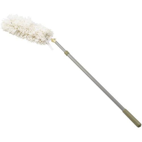 Rubbermaid Commercial Products Overhead Dusting Tool, Angled Head, 51"L Handle, 12/CT, GY