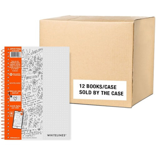 Roaring Spring Paper Products Journal,Whitelines,Dot-Ruled,20 lb,5-3/4"x8-1/4",12/CT,GY