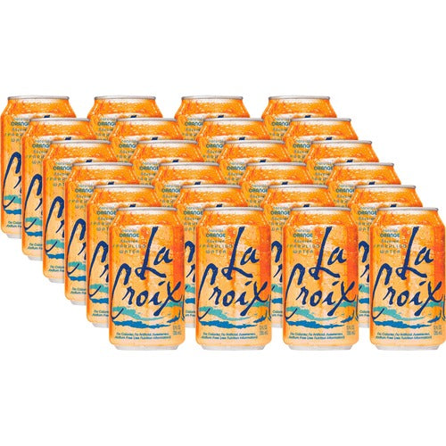 La Croix Sparkling Water, Orange, 12 fl. oz., 12/PK, 2/CT, Multi