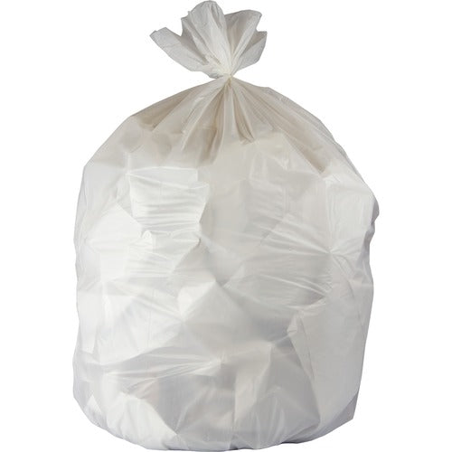 Genuine Joe Can Liners, 16Gal, 0.04 mil, 24"x32", 500/CT, White-GJO02865