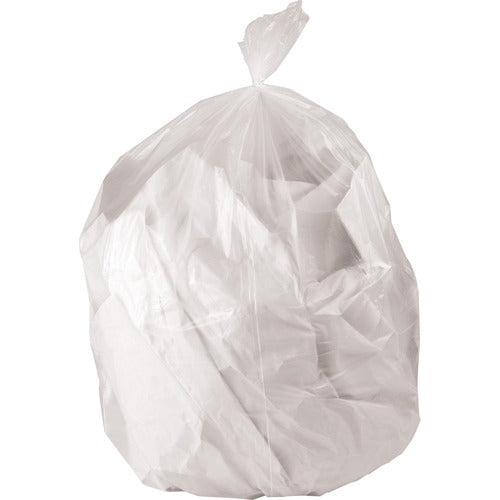 Genuine Joe Can Liners, 33 Gal, 16 mic, 33"x40", 250/CT, Clear-GJO02855