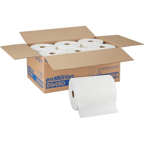 Georgia-Pacific Roll Towel,Hardwound,Recycled,10"Wx9600"L,6Roll/CT,WE-GPC89490