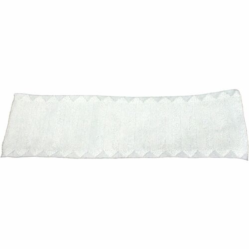 Genuine Joe Microfiber Pad,4-1/10"x19-1/4"x18-1/4",3/PK,3PK/CT,White-GJO03128
