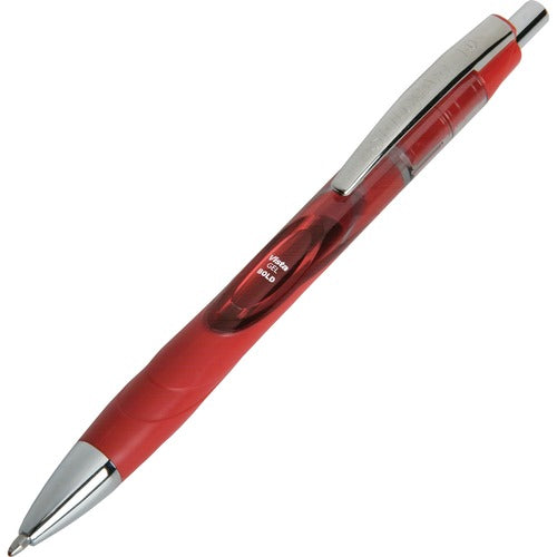 SKILCRAFT Pen,Gel,Vista,Refillable,Bold,1.0mm,Red Ink/Barrel