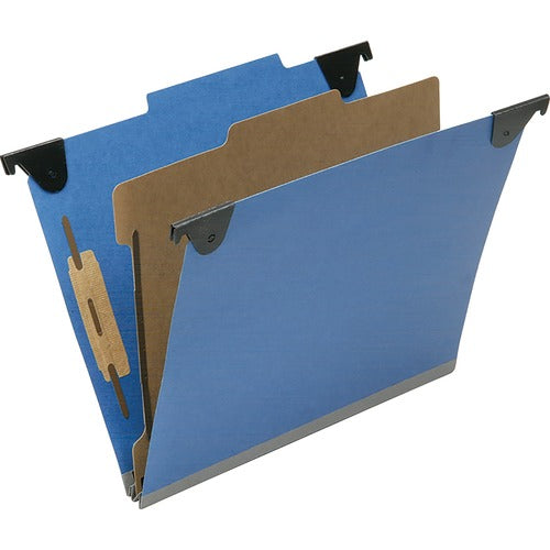 SKILCRAFT Hanging File Folder,25 Pt,1 Div,1" Cap,Letter,10/BX,RBE