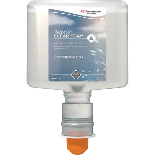 S.C. JOHNSON & SON, INC Hand Soap, Foam, Refresh, 1.2 Liter, 3/CT, Clear