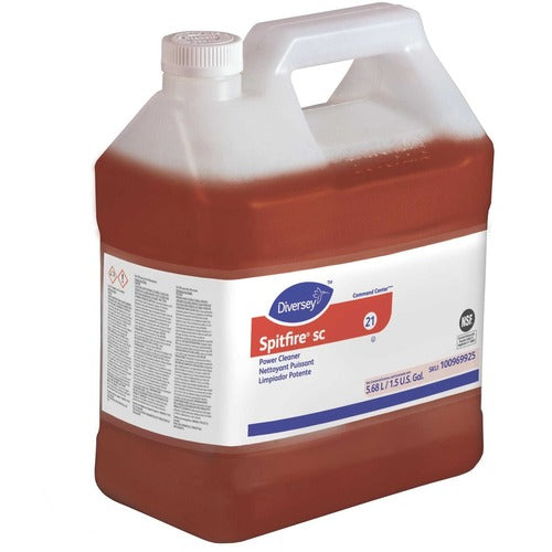 Diversey Care Cleaner, Spitfire, 1.5 Gallon, 2/CT, Red-DVO100969925
