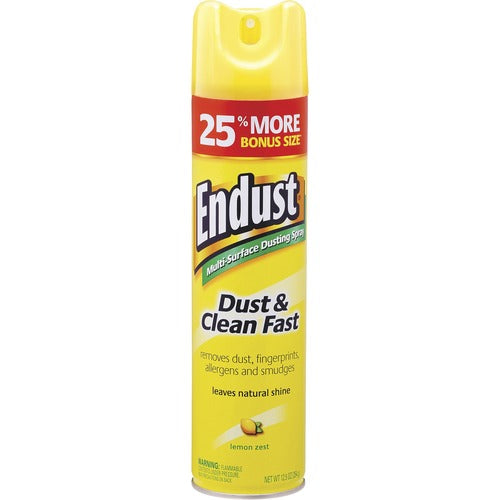 Diversey Care Dusting Spray, Lemon Zest, 12.5 oz, Clear-DVOCB508171