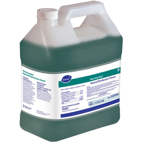 Diversey Care Disinfectant Cleaner, Morning Mist, 1.5 Gallon, 2/CT, Blue-DVO5283046