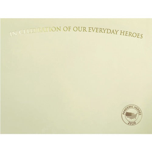 First Base Group Certificate, Everyday Hero, 8-1/2"Wx11"Lx3/10"H, 25/PK, IY-FST83730