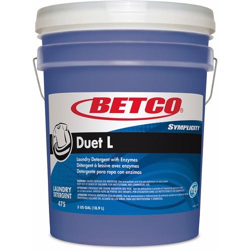 Betco Corporation Laundry Detergent, Liquid, Concentrated, 5 Gal, Blue