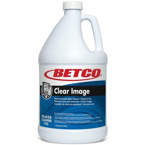 Betco Corporation Cleaner, f/Glass/Surfaces, RTU, 1 Gallon, 4/CT, Blue