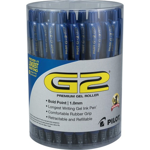 Pilot Pens, Gel, 1.0mm, 3/5"Wx3/5"Lx5-3/4"H, 36/PK, Blue