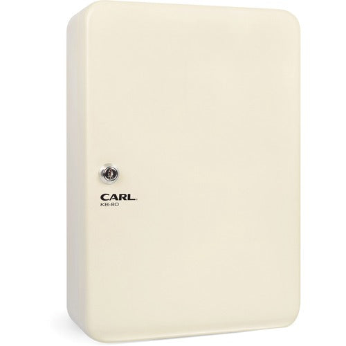 Carl Mfg Key Cabinet, Security, 80 Key, 9-3/10"Wx12-1/2"Lx3-1/2"H, IY