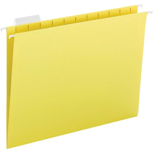 Business Source File Folder, Hanging, 10-1/5"x13-3/10"x2-3/10", 25/BX, YW