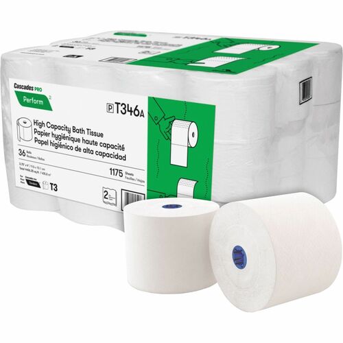 Cascades Bathroom Tissue,f/Tandem Dispensers,1175/RL,36RL/CT,WE