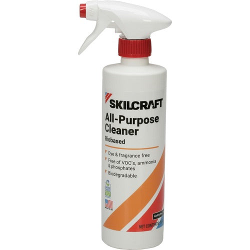 SKILCRAFT Degreaser/Cleaner, RTU, Fragrance-free, 16oz, 12/CT, BE-GN