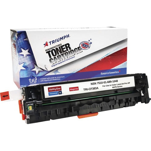 SKILCRAFT Toner Cartridge, Remanuf HP 312A, 2700 Yield, Magenta