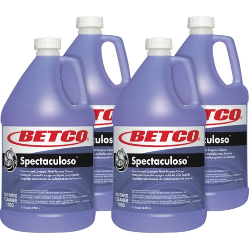 Betco Corporation Multipurpose Cleaner, Conc, Lavender, 1 Gal, 4/CT, Purple