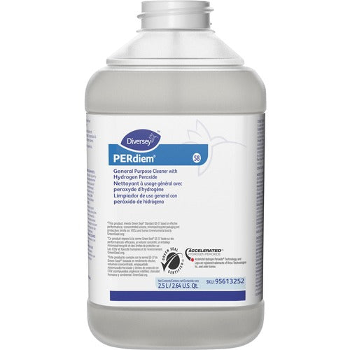 Diversey Care Cleaner,Multipurpose,HydrogenPeroxide,J-Fill, Conc,2.5L,CL-DVO95613252