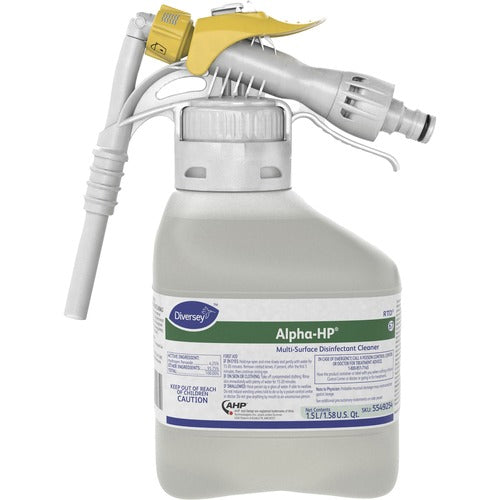 Diversey Care Disinfectant, Alpha-HP, RTD, 1.5L, 2/CT, Clear-DVO5549254