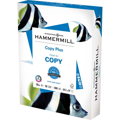 Hammermill Copy Paper,Copy Plus,20lb,75GSM,8-1/2"x11",5RM/CT,WE-HAM105650