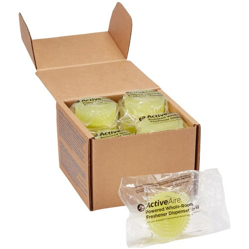 Georgia-Pacific Refill, f/Room Freshener Disp, Citrus, 12/CT, Yellow-GPC48285