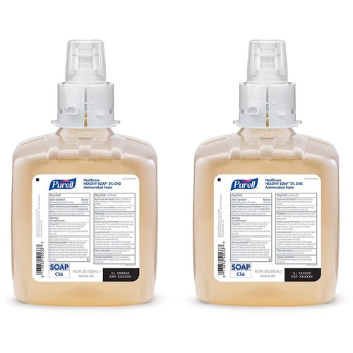 Gojo Soap,Foam,Antimicrobial,CS6 Dispenser,1200ml,2/CT,BN-GOJ658102