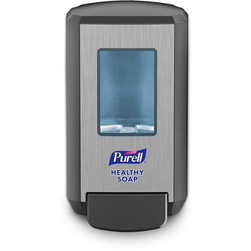 Gojo Dispenser,f/1250 ml Healthy Soap,Push Style,Wall,Graphite-GOJ513401
