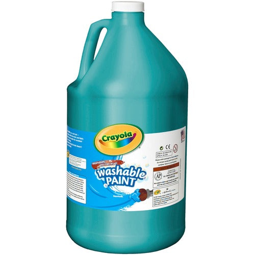 Crayola Paint, Washable, 1 Gallon, Turquoise
