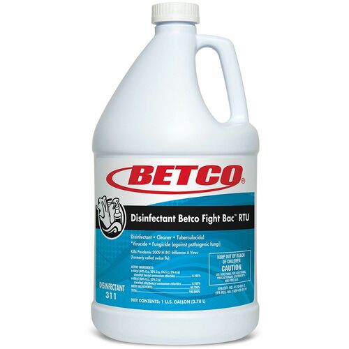 Betco Corporation Disinfectant/Cleaner, Ready-to-Use, 1 Gallon, CL